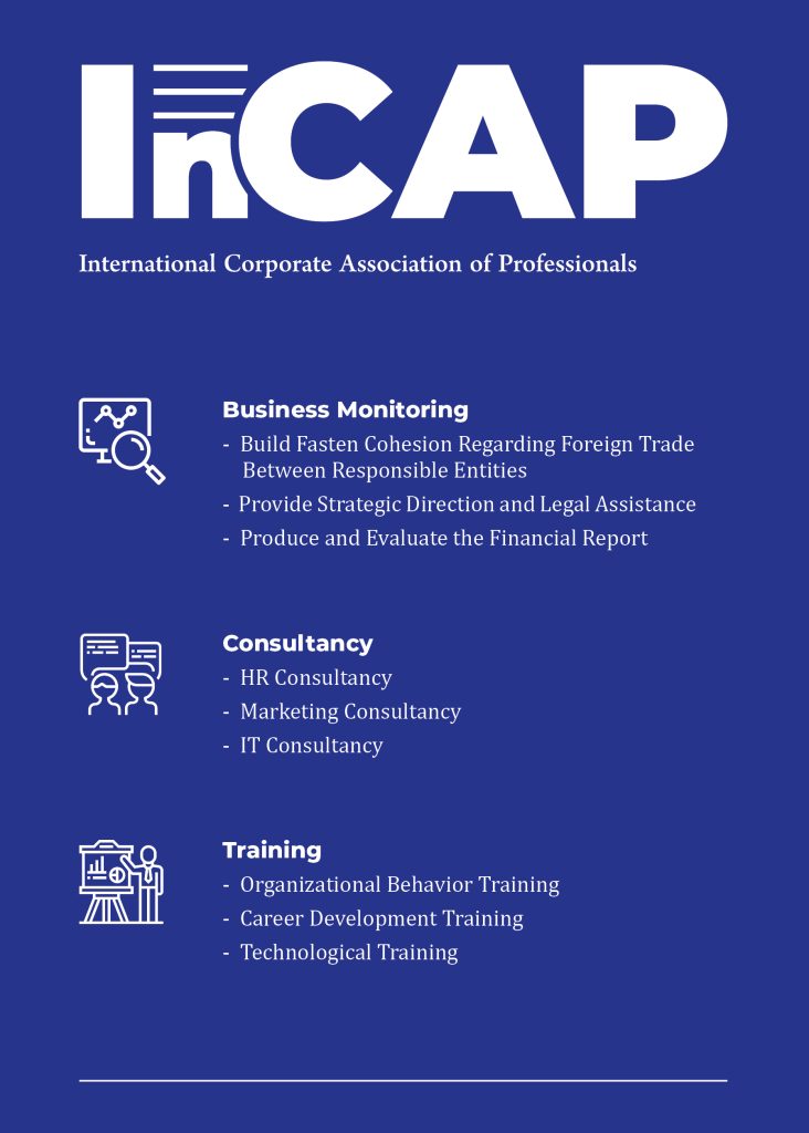 International Corporate Association of Professionals-InCAP-working states