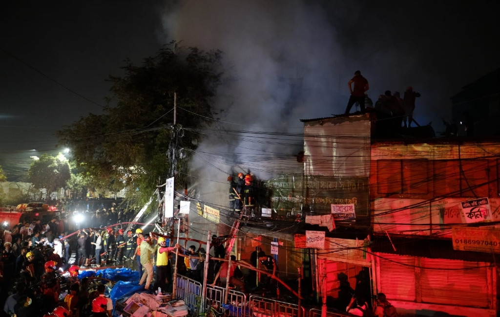 On 22nd February, Fire at Nilkhet book market doused