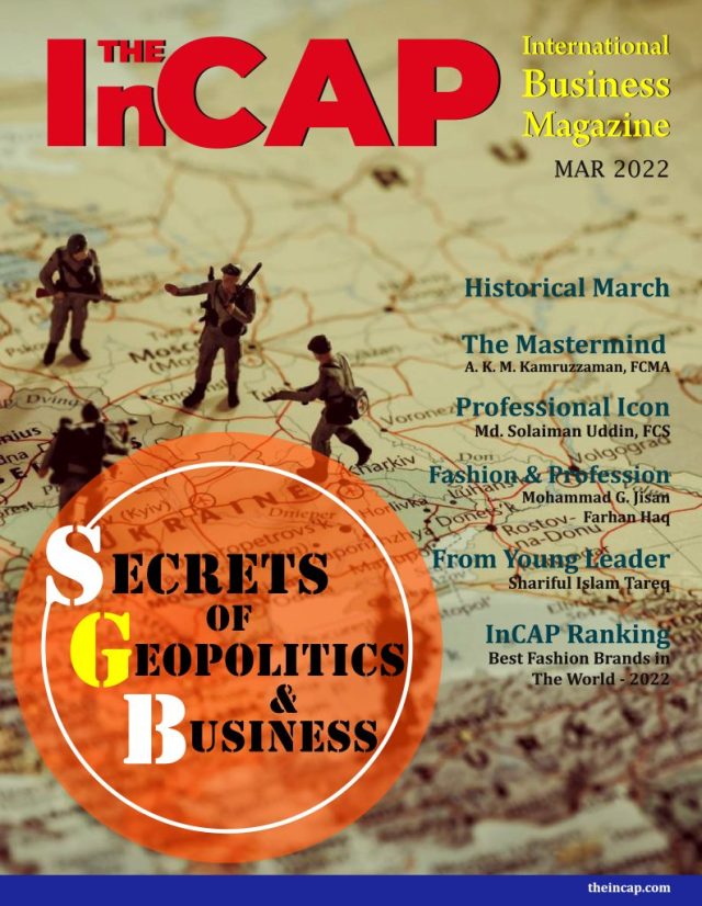 Cover Page of The InCAP-Secrets of Geopolitics and Business-March 2022 Issue