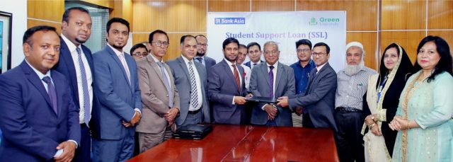 Bank Asia Signed an Agreement with Green University Regarding a “Student Support Loan” 