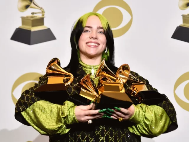 The Triple Crown of film music awards involves winning an Oscar, a Golden Globe, and a Grammy for music composed expressly for a film. Billie Eilish won these awards for her song No Time to Die, which she wrote for the new James Bond film of the same name, starring Daniel Craig, Rami Malek, and Léa Seydoux. The article contains Billie Eilish Wins TRIPLE CROWN of Film Music Awards.