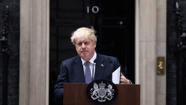 U.K. Prime Minister Boris Johnson Resigned
