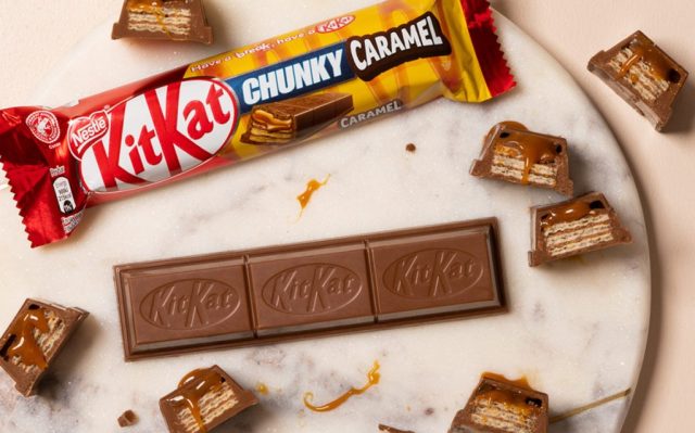 Nestlé Launched New-edition KitKat Chunky Caramel Flavour