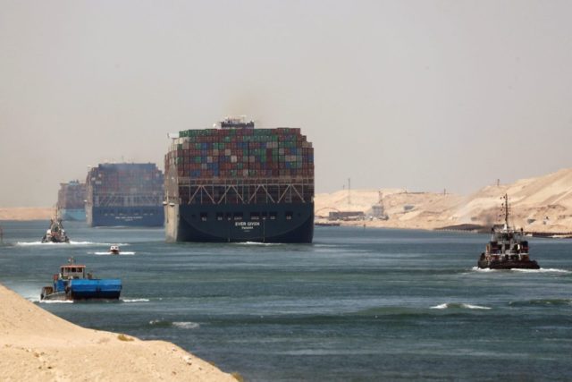 Record Breaking Ship Crossings in Suez Canal