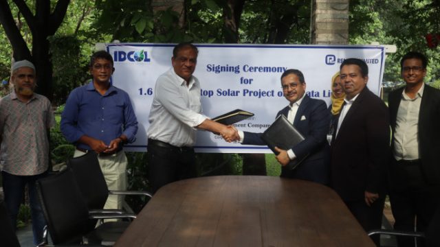 IDCOL Will Finance 1.60MWp Rooftop Solar Project of Renata Limited