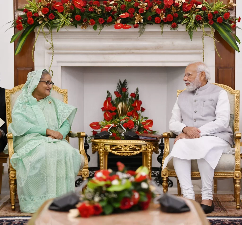 Bangladesh Prime Minister Sheikh Hasina just concluded a successful state visit to India, where seven agreements were signed, excluding a few project inaugurations and announcements. The MoUs, signed after delegation-level talks between Prime Minister Narendra Modi and his visiting Bangladesh counterpart Sheikh Hasina, are related to water sharing, railways, space, science, and judiciary.