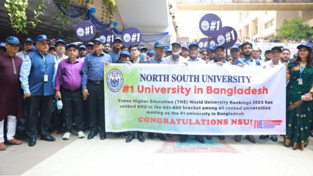 North South University (NSU) continues to soar high as it secures prominent positions in the prestigious Times Higher Education (THE) Rankings for 2023. The university's exceptional performance has earned it recognition in three major categories.