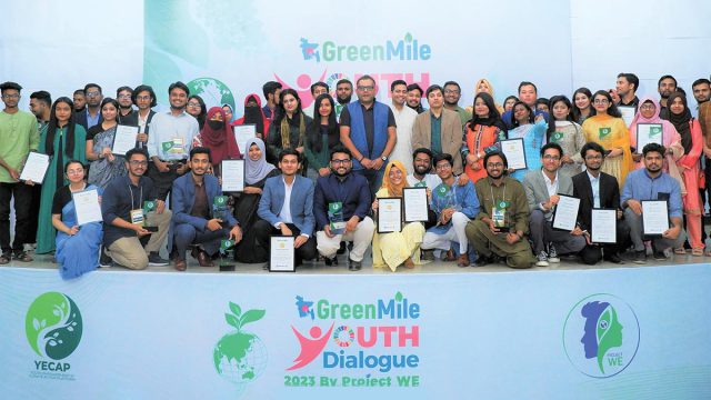Green Mile Climate Awareness Program, initiated by Project WE and supported by the Youth Empowerment in Climate Action Platform (YECAP) hosted an event called the National Youth Dialogue 2023 on March 11, 2023.