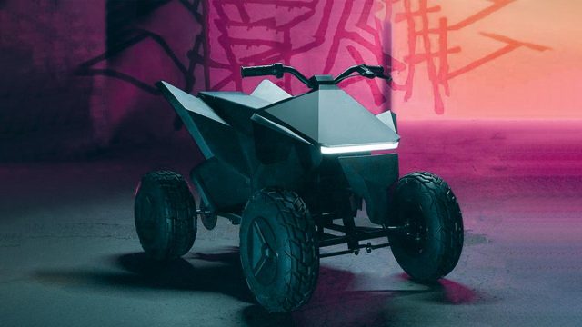 On July 14, the Cyberquad ATV for children will be available for purchase on Tesla's China website and e-commerce platforms such as JD.com.