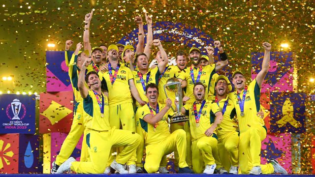 In a dazzling display of cricket prowess, Australia emerged triumphant in the ICC Cricket World Cup 202