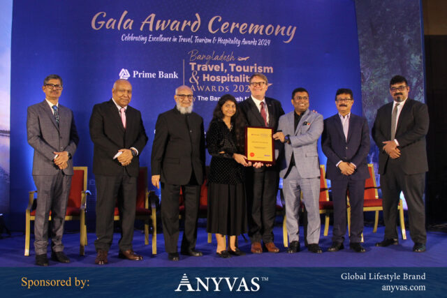 Md. Shakawath Hossain Won Hotelier of the Year 2024 at Bangladesh Travel, Tourism, and Hospitality Award Ceremony